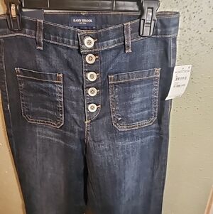 Ramy Brook Indigo Button-Fly Jeans